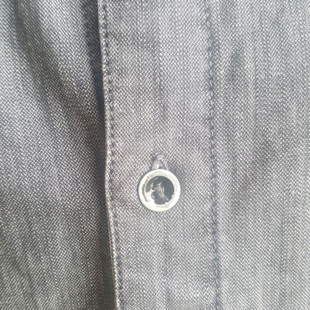 ‎GAP Color Block Denim Shirt - Size Medium - Picture 4 of 7